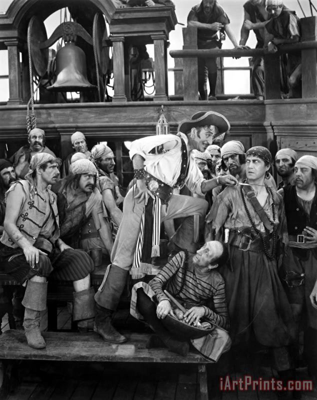 Silent Film Still: Pirates painting - Others Silent Film Still: Pirates Art Print
