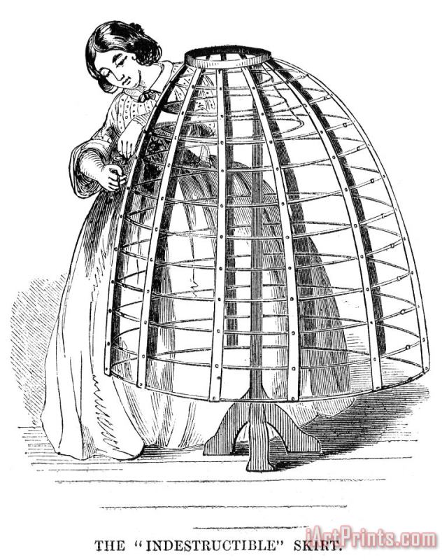 Others Skirt Factory, 1859 Art Print