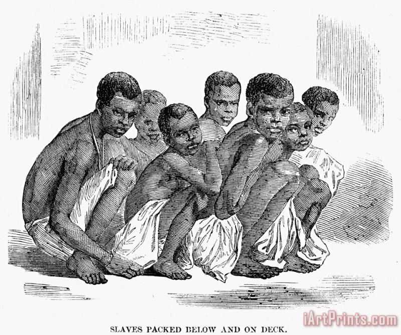 Others Slavery: Slave Ships, 1857 Art Print