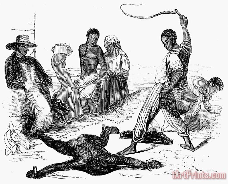 Slavery: West Indies painting - Others Slavery: West Indies Art Print