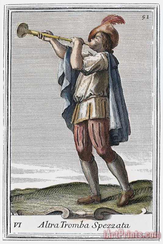 Others Slide Trumpet, 1723 Art Painting