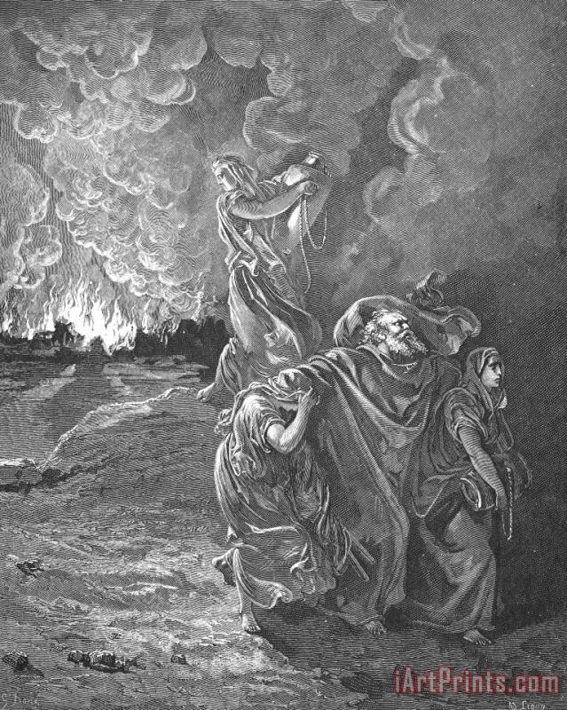 Sodom & Gomorrah painting - Others Sodom & Gomorrah Art Print