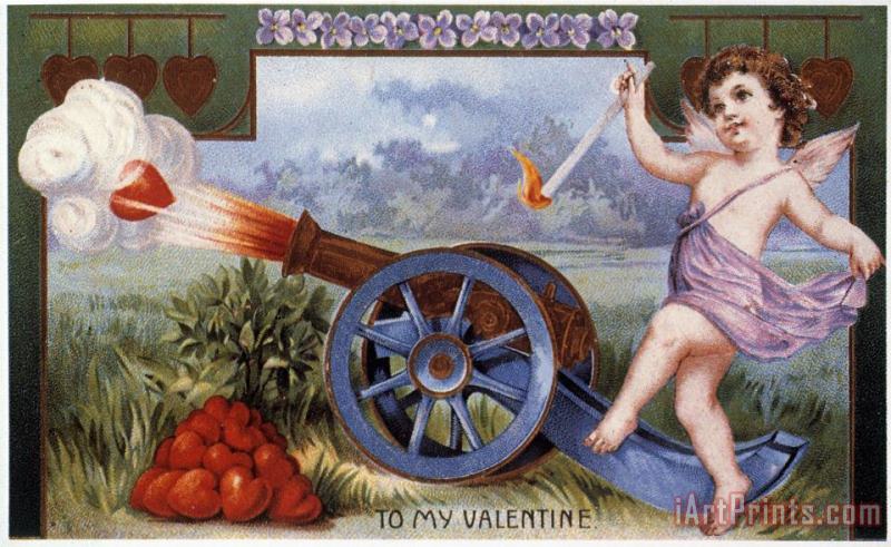 St. Valentines Day Card painting - Others St. Valentines Day Card Art Print