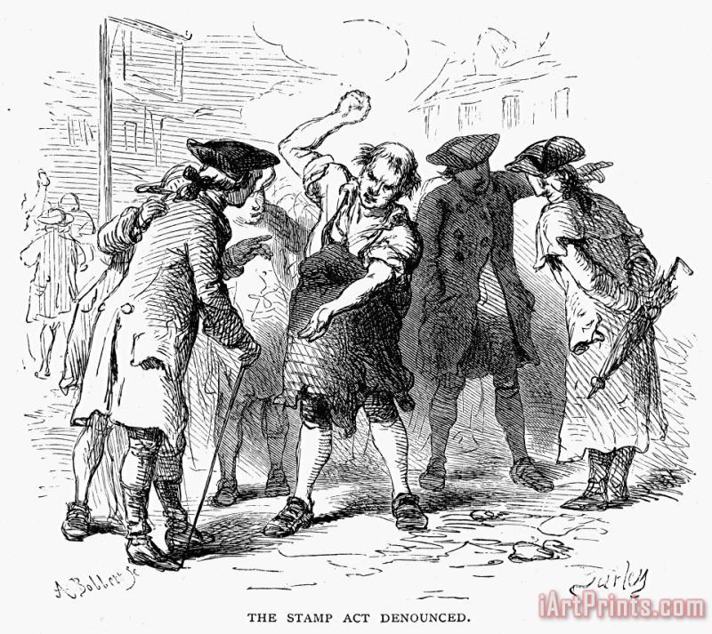 Others Stamp Act, 1765 Art Print