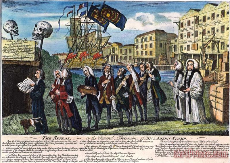 Others Stamp Act: Repeal, 1766 Art Painting
