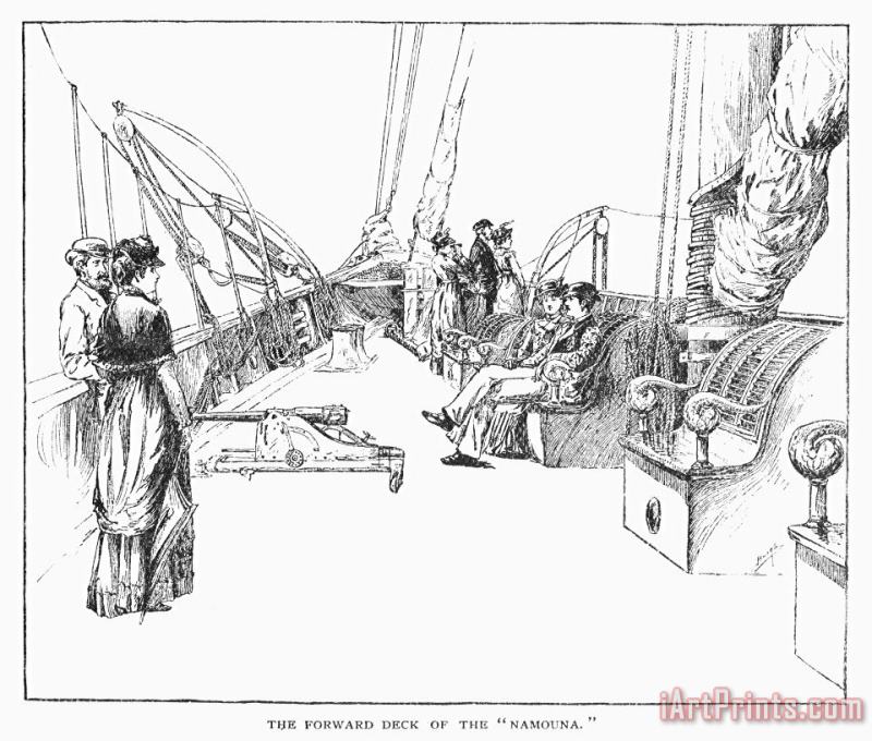 Others Steam Yacht, 1882 Art Print