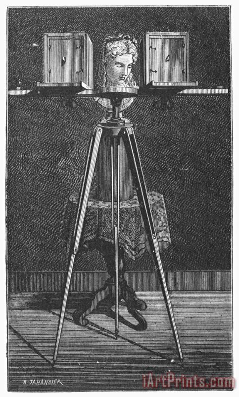 STEREOPTICON, 19th CENTURY painting - Others STEREOPTICON, 19th CENTURY Art Print