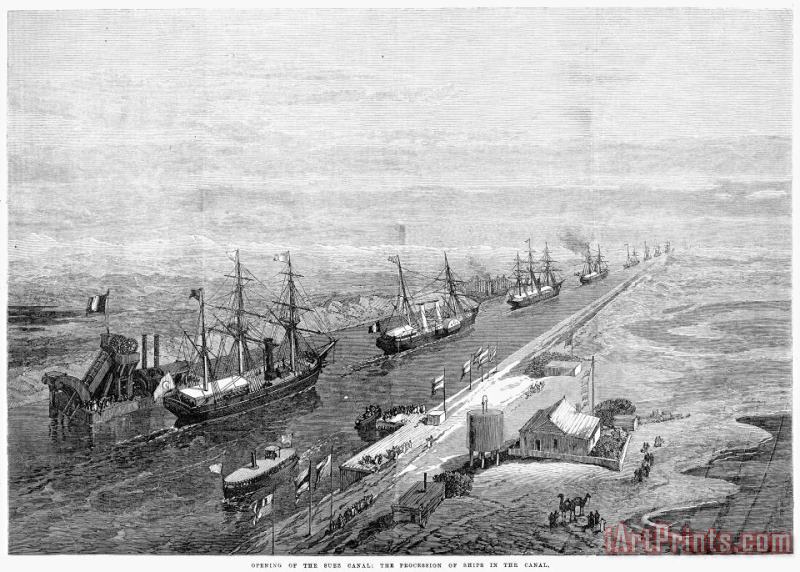 Others Suez Canal: Opening, 1869 Art Print