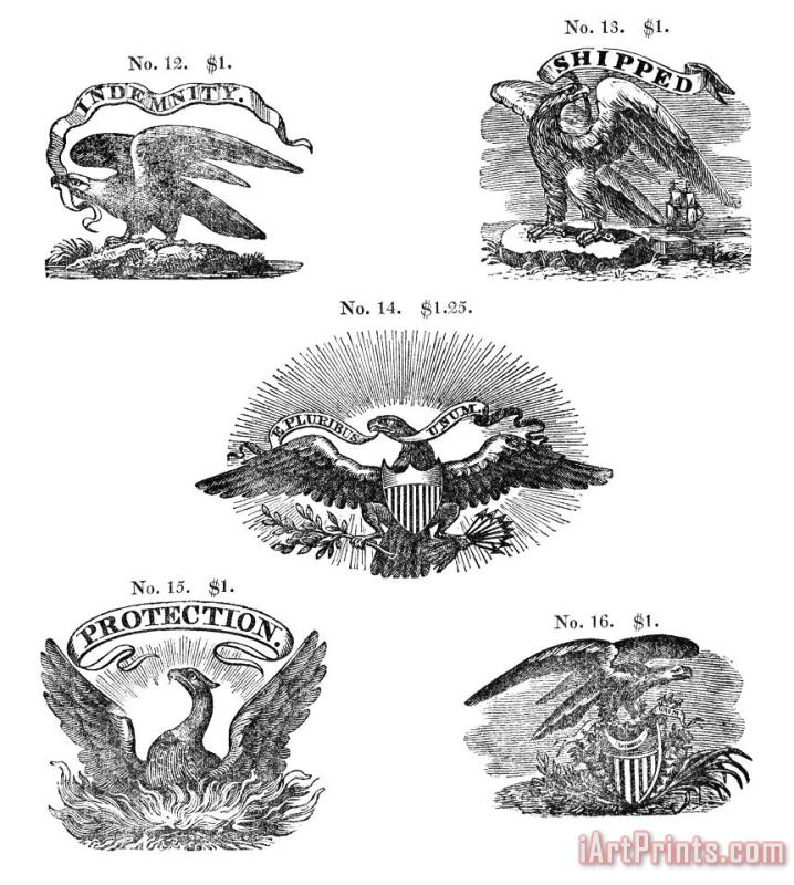 Symbols: Eagles painting - Others Symbols: Eagles Art Print