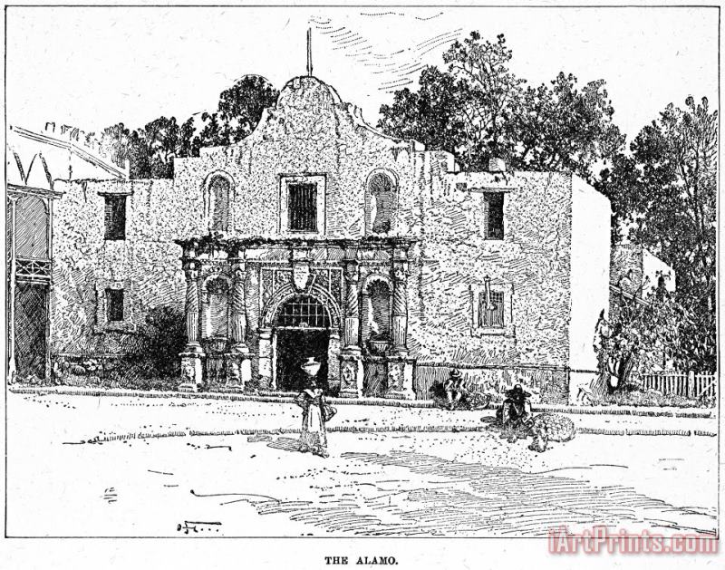 Others Texas: Alamo, 1900 Art Painting