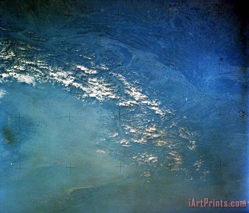 Others The Alps From Space Art Painting