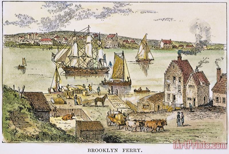 Others The Brooklyn Ferry Art Print