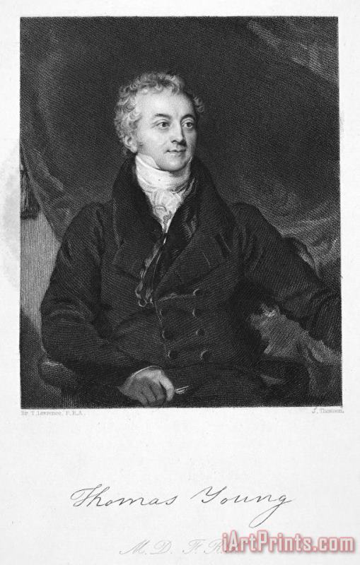 Thomas Young (1773-1829) painting - Others Thomas Young (1773-1829) Art Print