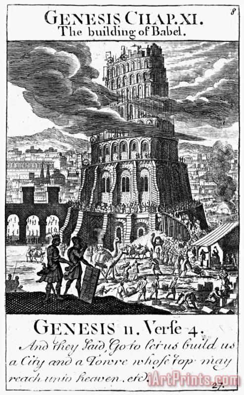 Others Tower Of Babel Art Print