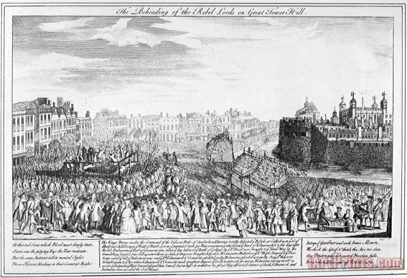 Others Tower Of London: Execution Art Print