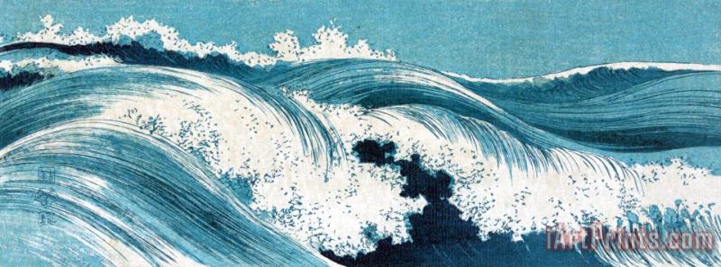 Others Uehara: Ocean Waves Art Painting