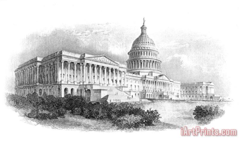 U.s. Capitol painting - Others U.s. Capitol Art Print