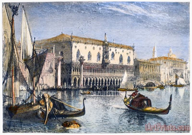 Venice: Ducal Palace painting - Others Venice: Ducal Palace Art Print