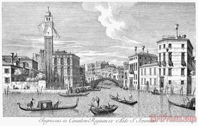Venice: Grand Canal, 1742 painting - Others Venice: Grand Canal, 1742 Art Print