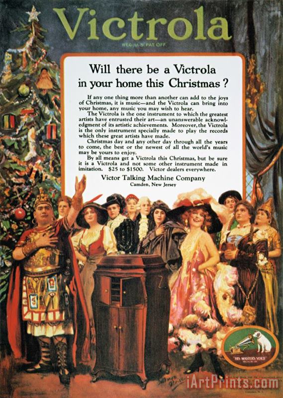 Victrola Advertisement painting - Others Victrola Advertisement Art Print