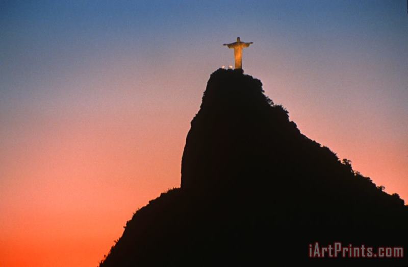 View of Christ the Redeemer painting - Others View of Christ the Redeemer Art Print