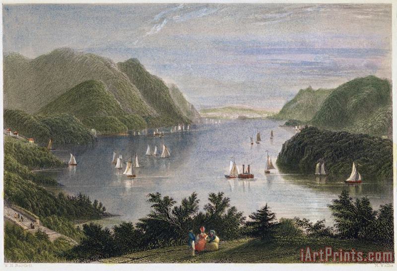 View Of Hudson River, 1837 painting - Others View Of Hudson River, 1837 Art Print