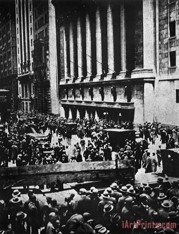 Wall Street Crash 1929 painting - Others Wall Street Crash 1929 Art Print