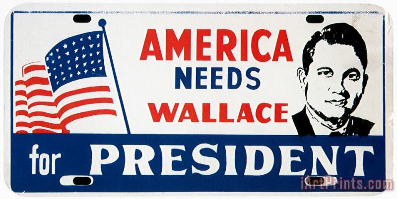 Wallace Campaign, 1968 painting - Others Wallace Campaign, 1968 Art Print