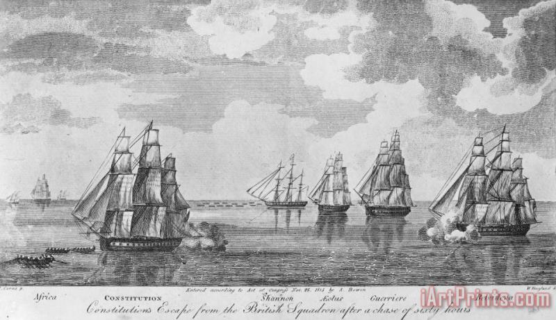 Others War Of 1812: Sea Battle Art Painting