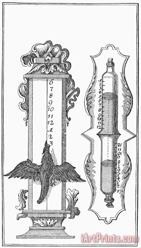 WATER CLOCK, 18th CENTURY painting - Others WATER CLOCK, 18th CENTURY Art Print