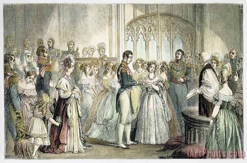 Others Wedding Of Queen Victoria Art Painting