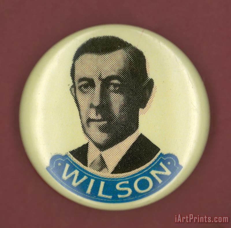 Wilson Campaign Button painting - Others Wilson Campaign Button Art Print