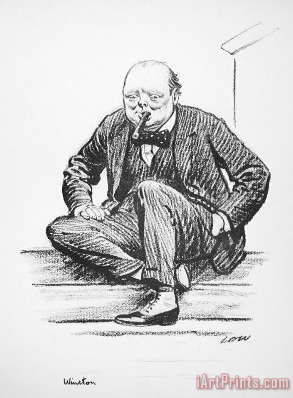 Others Winston Churchill Art Print