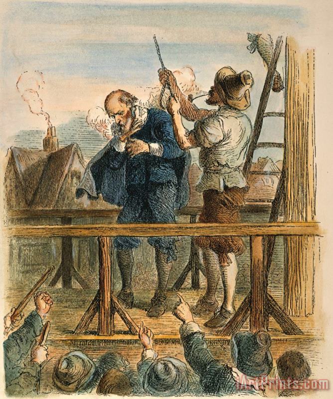 Witch Trial: Execution, 1692 painting - Others Witch Trial: Execution, 1692 Art Print