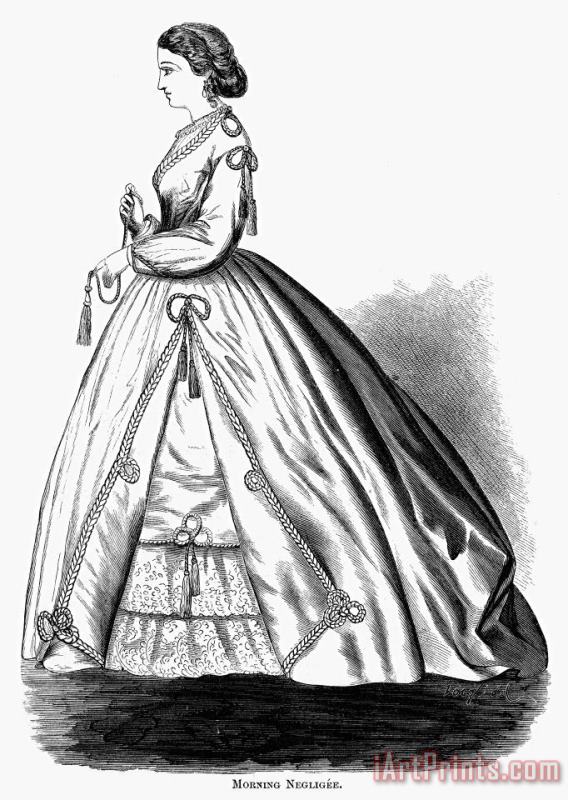 Womens Fashion, 1865 painting - Others Womens Fashion, 1865 Art Print