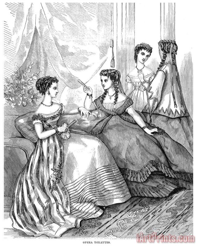 Womens Fashion, 1867 painting - Others Womens Fashion, 1867 Art Print