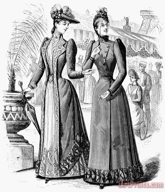 Womens Fashion, 1889 painting - Others Womens Fashion, 1889 Art Print