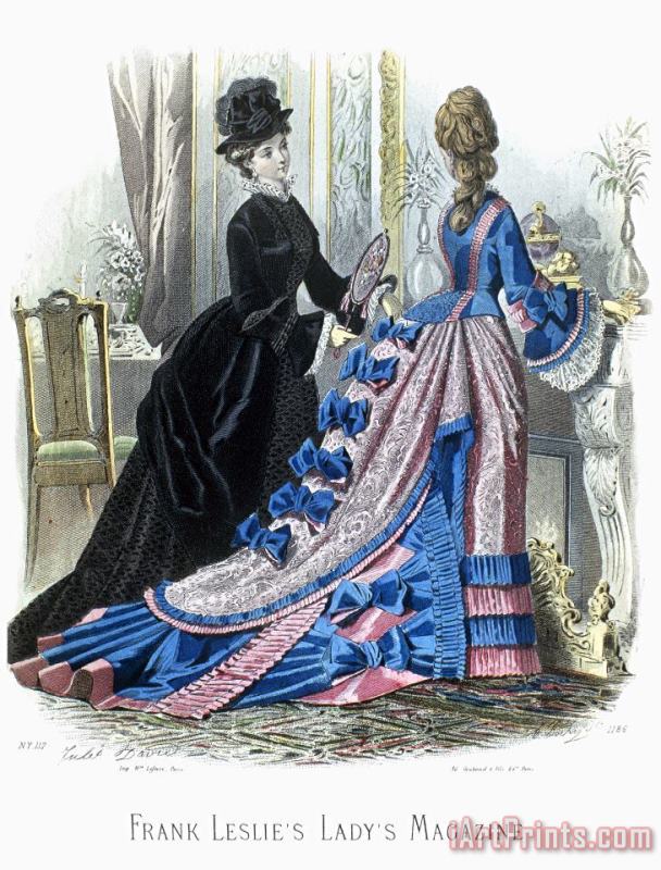 Others WOMENS FASHION, c1875 Art Print