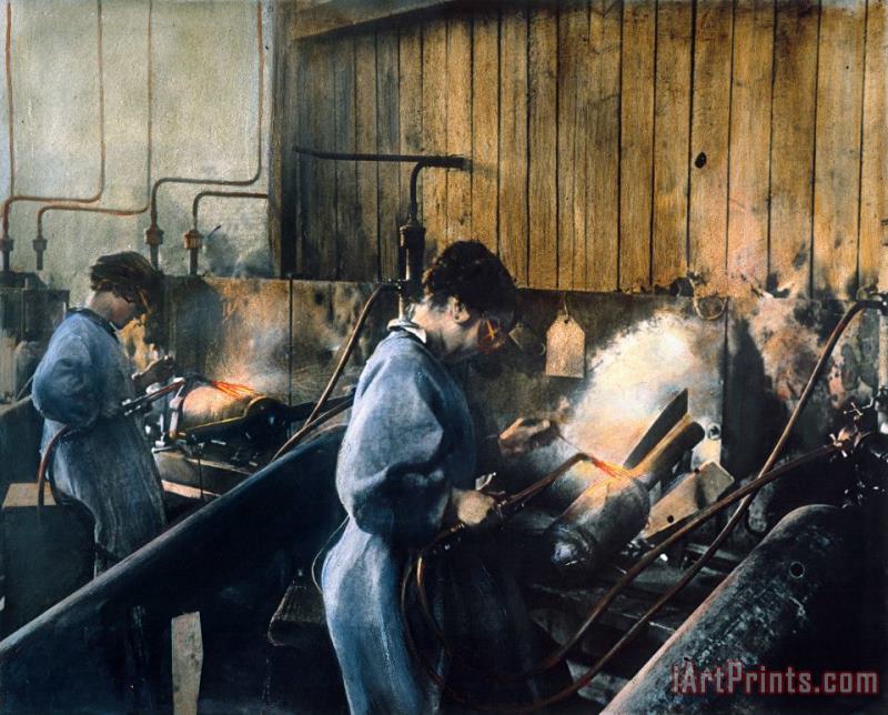 World War I: Women Workers painting - Others World War I: Women Workers Art Print