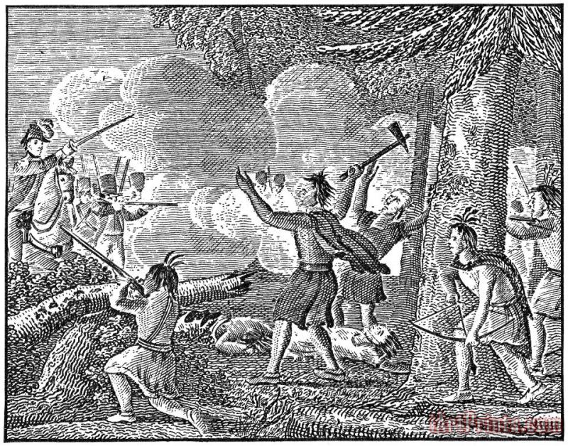 Yamasee War, 1715 painting - Others Yamasee War, 1715 Art Print