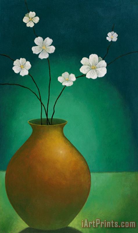 Pablo Esteban Beautiful Vase Art Painting