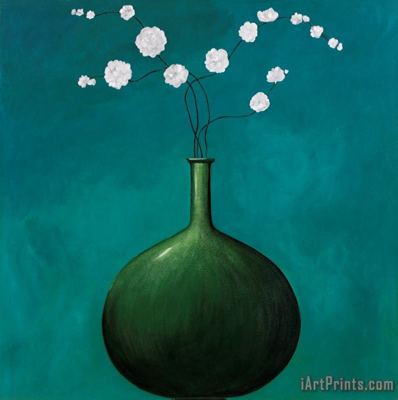 Pablo Esteban Blue Vase 1 Art Print