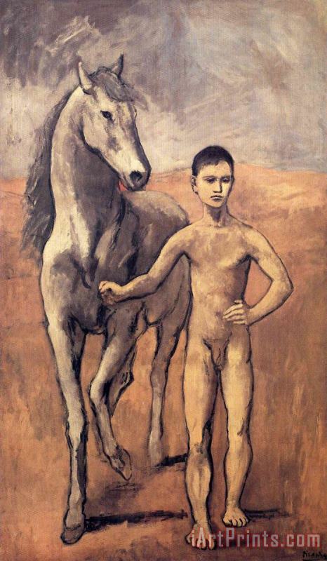 Boy Leading a Horse 1906 painting - Pablo Picasso Boy Leading a Horse 1906 Art Print