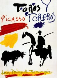 Pablo Picasso Bull with Bullfighter