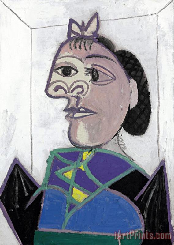 Pablo Picasso Femme Assise Art Print
