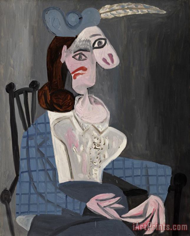 Pablo Picasso Femme Dans Un Fauteuil Art Print