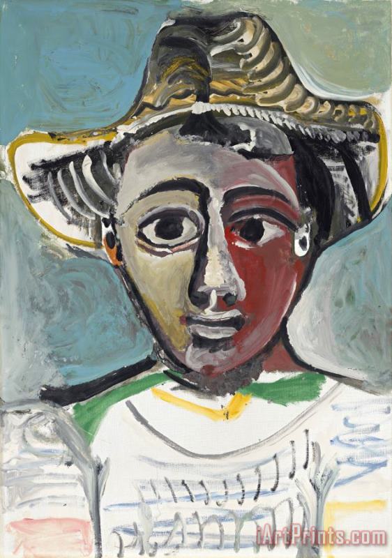 Pablo Picasso Homme Au Chapeau Art Print