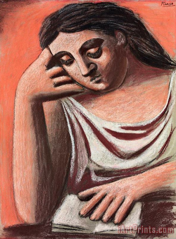Pablo Picasso La Liseuse, 1921 Art Print