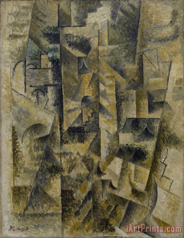 Pablo Picasso Landscape at Ceret (paysage De Ceret) Art Painting