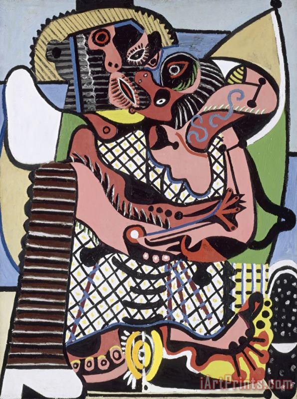 Pablo Picasso Le Baiser (the Kiss) Art Painting